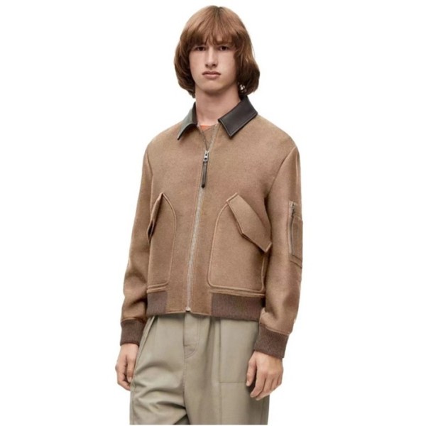 ✨로에베 남성 카멜 자켓 - Loewe Mens Camel Jackets - loe817x