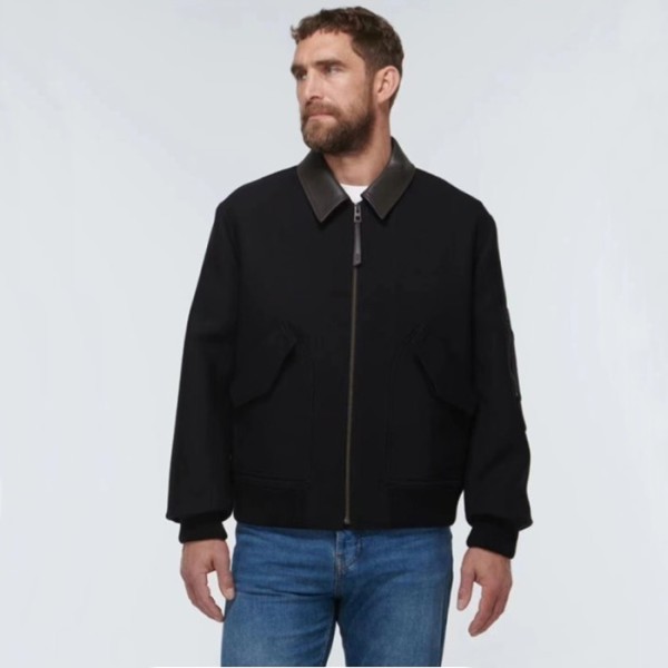 ✨로에베 남성 블랙 자켓 - Loewe Mens Black Jackets - loe818x