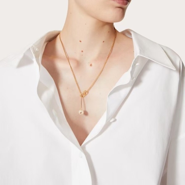 ✨발렌티노 여성 골드 목걸이 - Valentino Womens Gold Necklace - acc419x