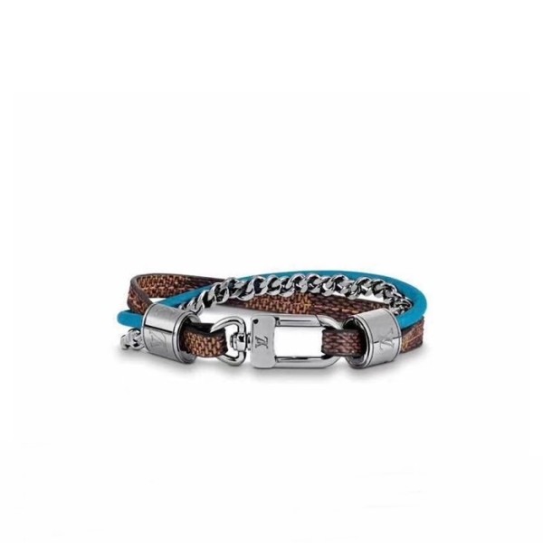 ✨루이비통 여성 블랙 골드 팔찌 - Louis vuitton Womens Black Gold Bangle - acc436x