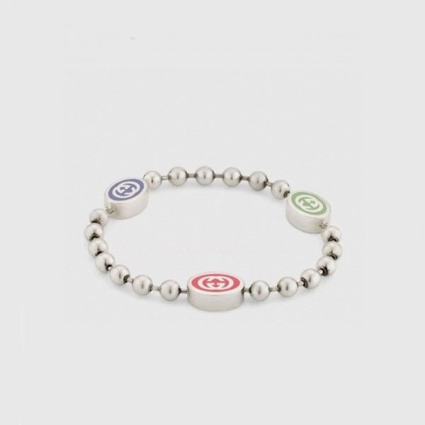 ✨구찌 여성 화이트 골드 팔찌 - Gucci Womens White Gold Bangle - acc438x