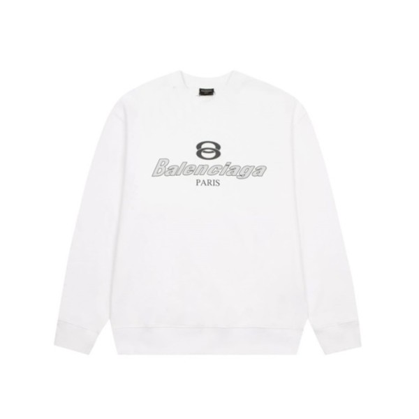 ✨발렌시아가 남성 화이트 맨투맨 - Balenciaga Mens White Tshirts - ba863x