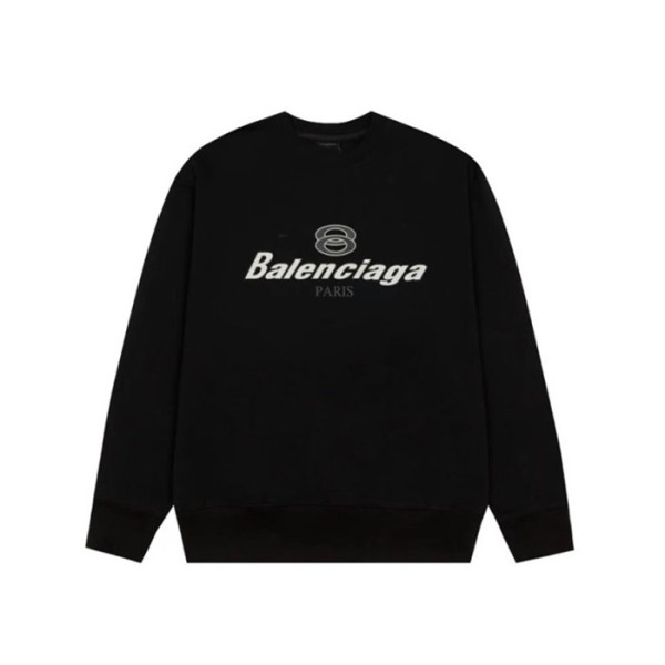✨발렌시아가 남성 블랙 맨투맨 - Balenciaga Mens Black Tshirts - ba864x