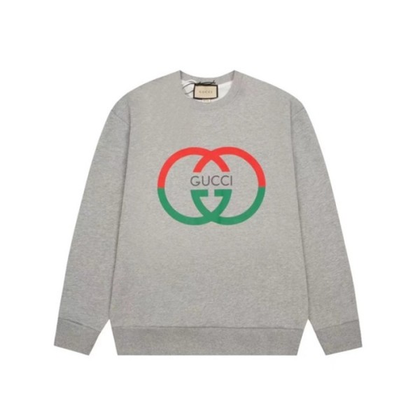 ✨구찌 남성 베이직 그레이 맨투맨 - Gucci Mens Gray Tshirts - gu1134x