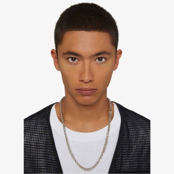 ✨지방시 남성 화이트 골드 목걸이 - Givenchy Mens White Gold Necklace - acc498x