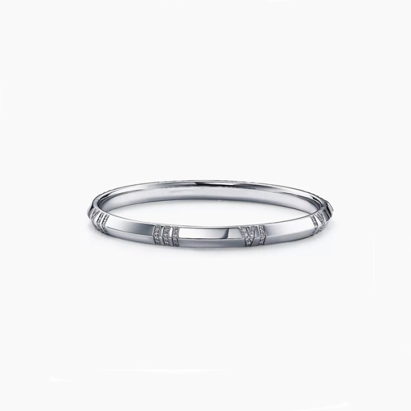 ✨티파니 여성 화이트 골드 팔찌 - Tiffany Womens White Gold Bangle- acc521x