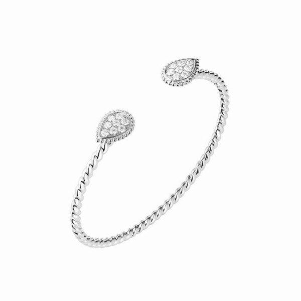 ✨부쉐론 여성 화이트 골드 팔찌 - Boucheron Womens White Gold Bangle - acc522x