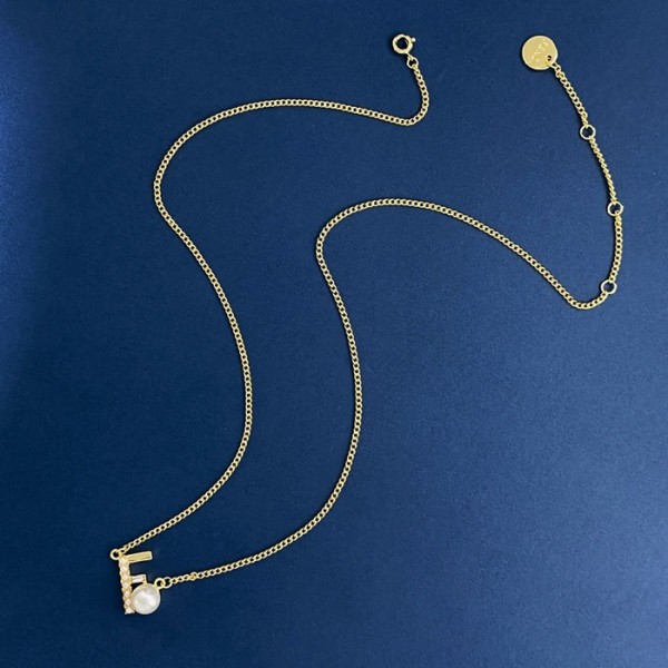 ✨펜디 여성 옐로우 골드 목걸이 - Fendi Womens Yellow-gold Necklace - acc545x