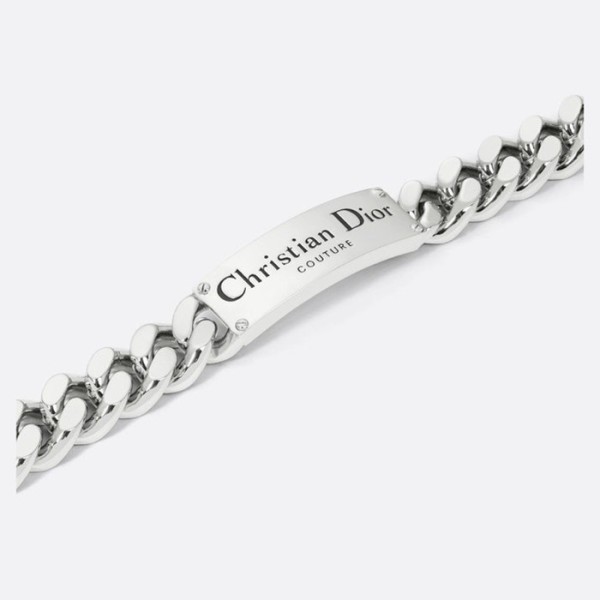 ✨디올 남성 화이트 골드 팔찌 - Dior Mens White Gold Bangle - acc596x