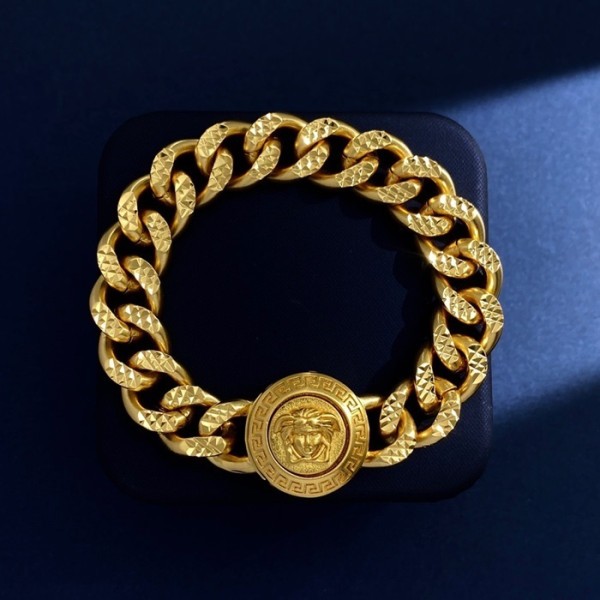 ✨베르사체 여성 옐로우 골드 팔찌 - Versace Womens Yellow Gold Bangle - acc628x