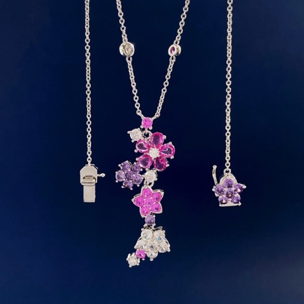 ✨반클리프 아펠 여성 화이트 골드 목걸이 - Van Cleef&Arpels Womens White Gold Necklace - acc631x