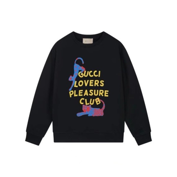 ✨구찌 남성 베이직 블랙 맨투맨 - Gucci Mens Black Tshirts - gu1136x