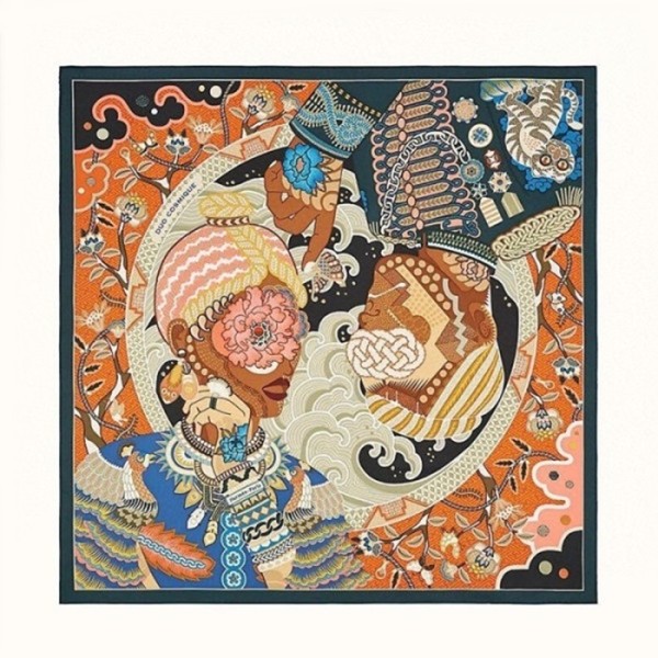 ✨에르메스 여성 네이비 스카프 - Hermes Womens Navy Scarf - he529x