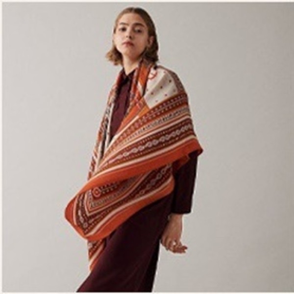 ✨에르메스 여성 레드 스카프 - Hermes Womens Red Scarf - he534x