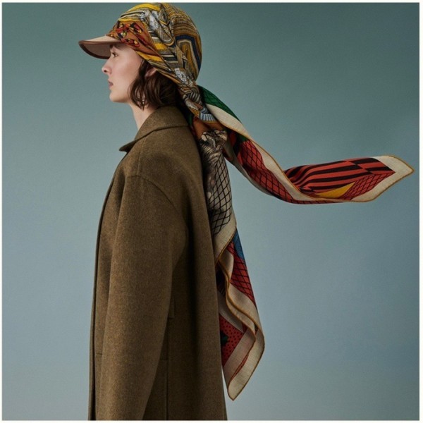 ✨에르메스 여성 레드 스카프 - Hermes Womens Red Scarf - he541x