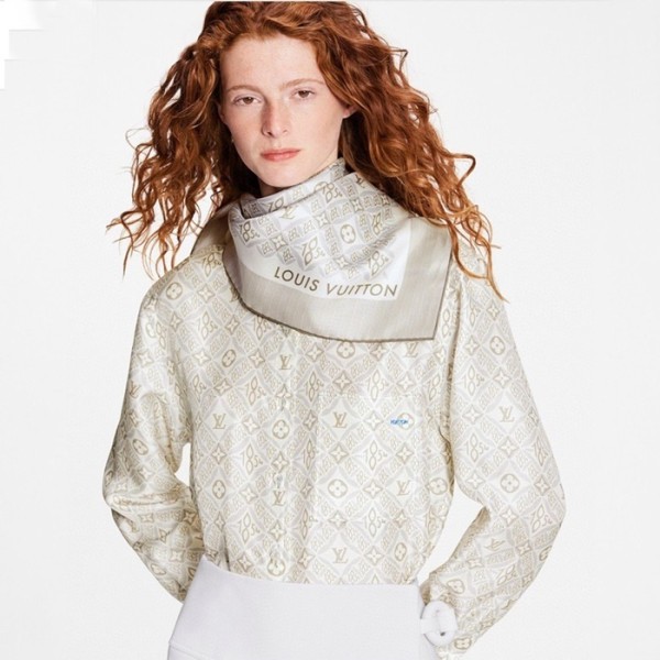 ✨루이비통 여성 베이지 스카프 - Louis vuitton Womens Beige Scarf - lv2065x