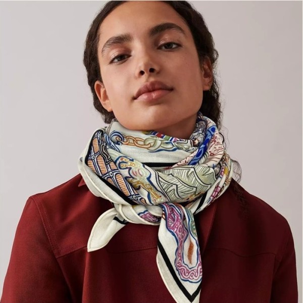 ✨에르메스 여성 핑크 스카프 - Hermes Womens Pink Scarf - he542x