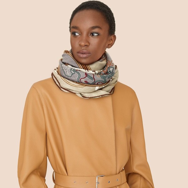 ✨에르메스 여성 베이지 스카프 - Hermes Womens Beige Scarf - he544x