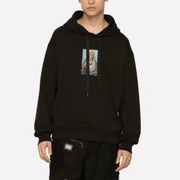 ✨돌체앤가바나 남성 블랙 후드티 - Dolce&Gabbana Mens Black Hoodie - dol509x