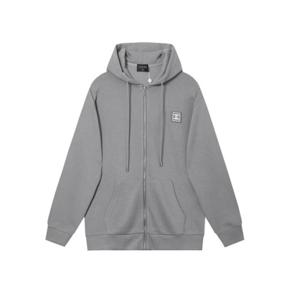 ✨샤넬 남성 캐쥬얼 그레이 후드티 - Chanel Mens Gray Hoodie - ch575x