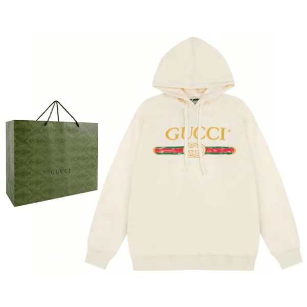 ✨구찌 남성 화이트 후드티 - Gucci Mens White  Hoodie - gu1141x