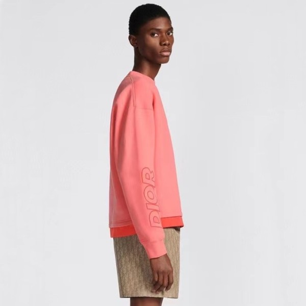 ✨디올 남성 클래식 핑크 맨투맨 - Dior Mens Pink Tshirts - di880x