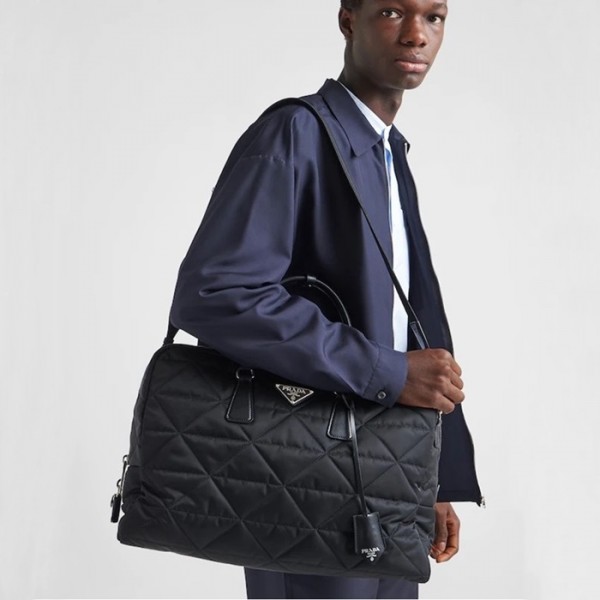 ✨프라다 남성 블랙 키폴 - Prada Mens Black Keepall - pr878x