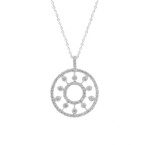 ✨드비어스 여성 화이트 골드 목걸이 - De Beers Womens White Gold Necklace - acc724x