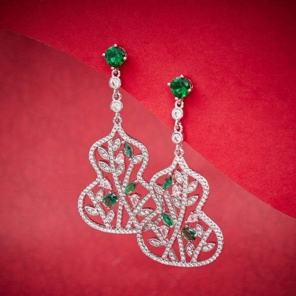 ✨키린 여성 화이트 골드 귀걸이 - Qeelin Womens White-gold Earring - acc735x