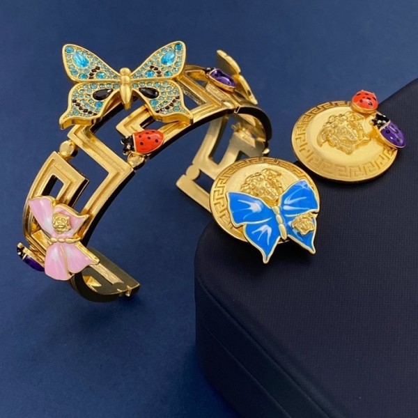 ✨베르사체 여성 옐로우 골드 팔찌 - Versace Womens Yellow Gold Bangle - acc741x