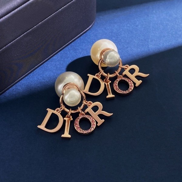 ✨디올 여성 로즈 골드 이어링 - Dior Womens Rose Gold Earring - acc753x