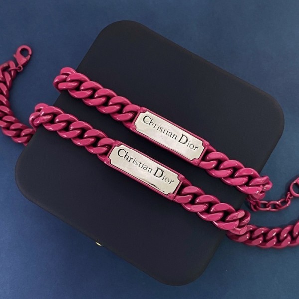 ✨디올 여성 화이트 골드 팔찌 - Dior Womens White Gold Bangle - acc757x