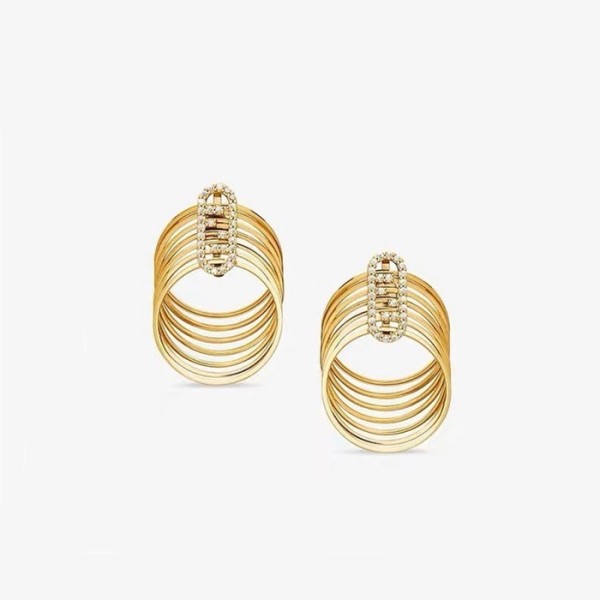 ✨펜디 여성 옐로우 골드 이어링 - Fendi Womens Yellow-gold Earring - acc801x