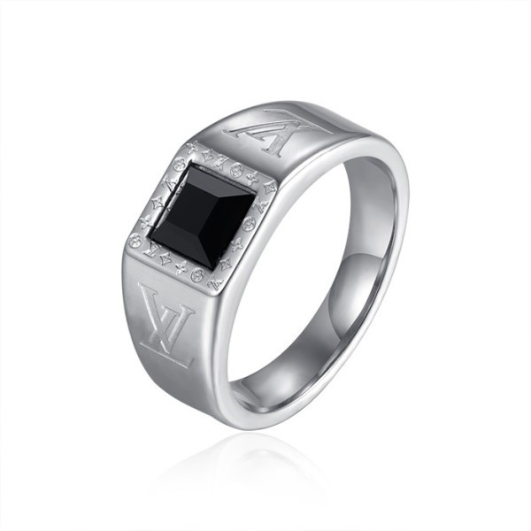 ✨루이비통 남성 화이트 골드 반지 - Louis vuitton Mens White Gold Ring - acc823x