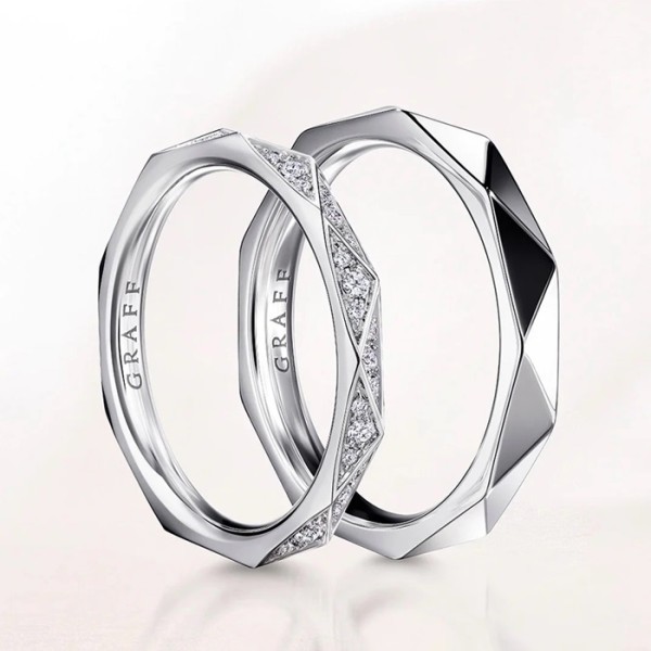 ✨그라프 남/녀 화이트 골드 반지 - Graff Unisex White-gold Ring - acc887x