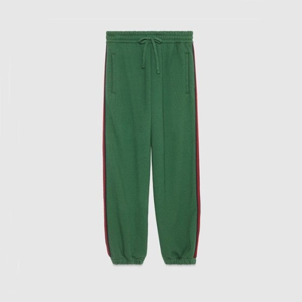 ✨구찌 남성 그린 트레이닝 팬츠 - Gucci Mens Green Pants - fa24x