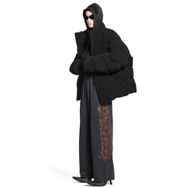 ✨발렌시아가 남성 블랙 트레이닝 팬츠 - Balenciaga Mens Black Pants - fa26x