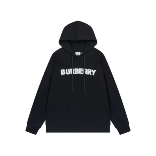 ✨버버리 남성 블랙 후드티 - Burberry Mens Black Hoodie - bu365x