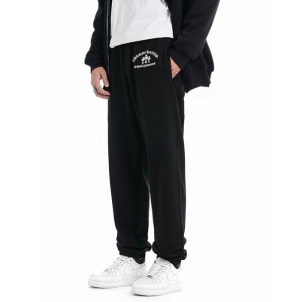 ✨크롬하츠 남성 블랙 트레이닝 팬츠 - Chrom Hearts Mens Black Pants - ch218x