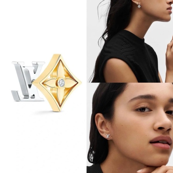 ✨루이비통 여성 골드 이어링 - Louis vuitton Womens Gold Earring - acc1014x