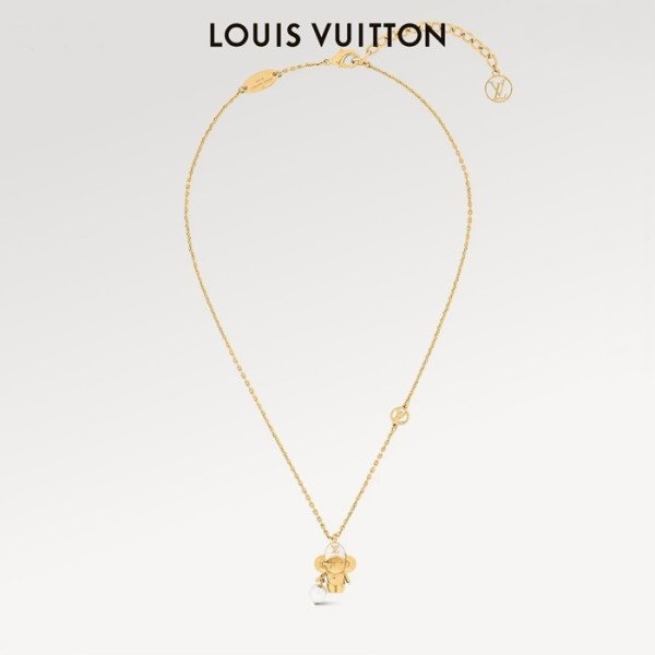 ✨루이비통 여성 골드 목걸이 - Louis vuitton Womens Gold Necklace - acc1038x