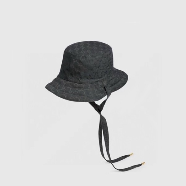 ✨구찌 남/녀 블랙 벙거지 - Gucci Unisex Black Bucket Hat - acc1078x
