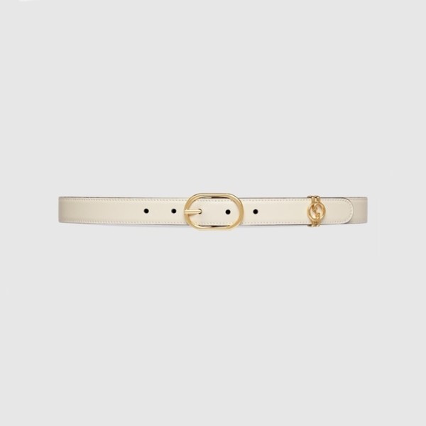 ✨구찌 여성 화이트 벨트 - Gucci Women White Belts - be14x