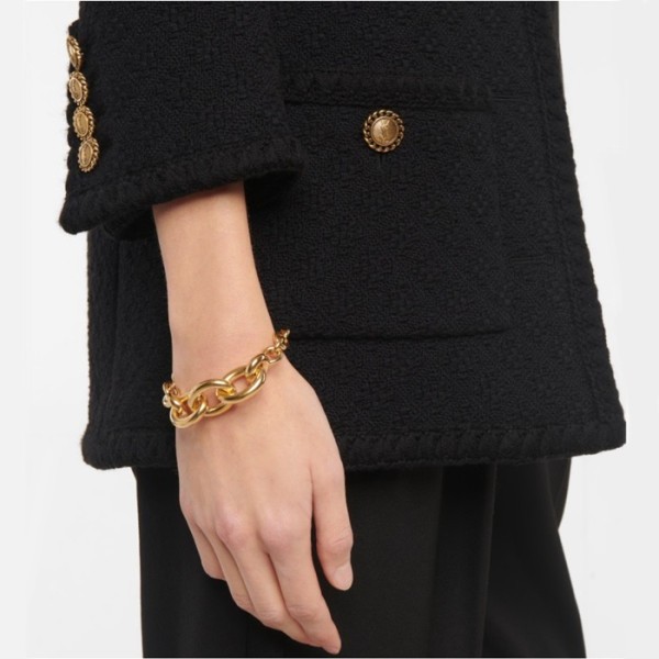 ✨입생로랑 여성 골드 팔찌 - Saint Laurent Womens Gold Bangle - acc1134x