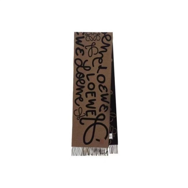 ✨로에베 여성 카멜 머플러 - Loewe Womens Camel Muffler - acc1147x