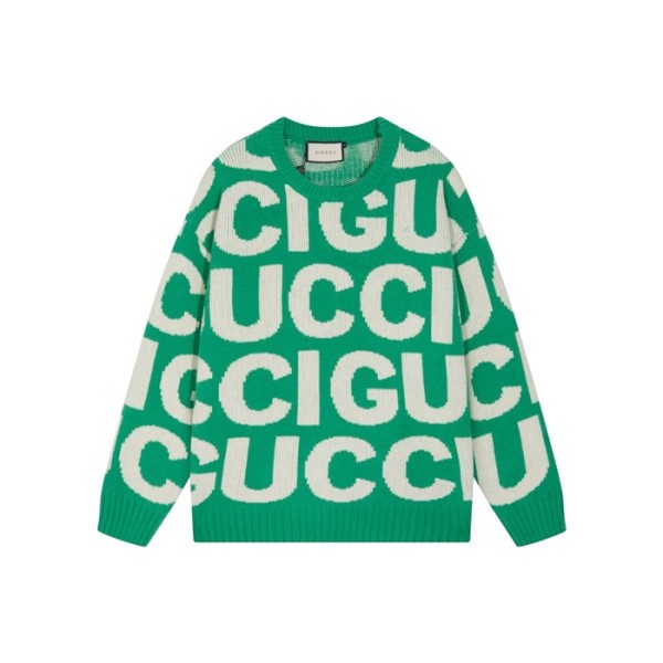✨구찌 남성 그린 크루넥 니트 - Gucci Mens Green Knits - cl72x