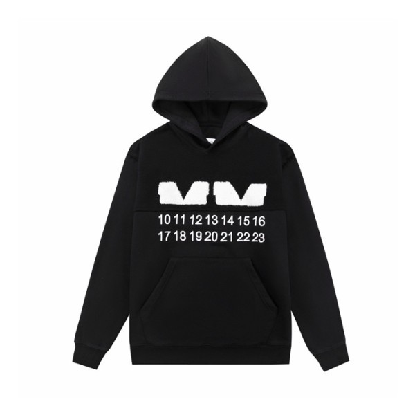 ✨메종 마르지엘라 남성 블랙 후드티 - Maison margiela Mens Black Hoodie - cl91x
