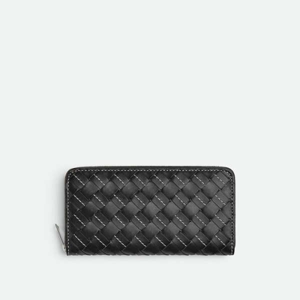 ✨보테가베네타 남성 블랙 장지갑 - Bottega Veneta Mens Black Long Wallets - bvw04x