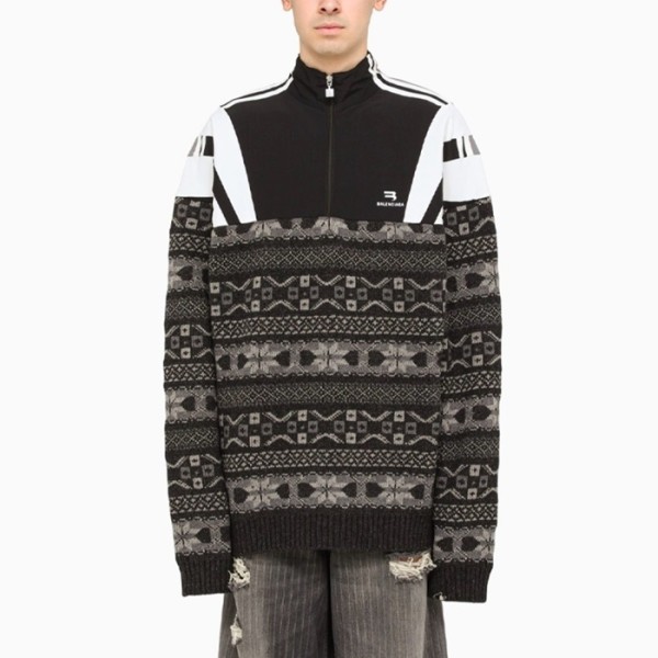 ✨발렌시아가 남성 블랙 니트 - Balenciaga Mens Black Knits - cl136x