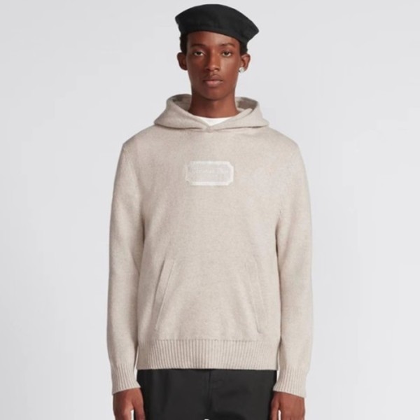 ✨디올 남성 캐시미어 그레이 후드티 - Dior Mens Gray Hoodie - di897x